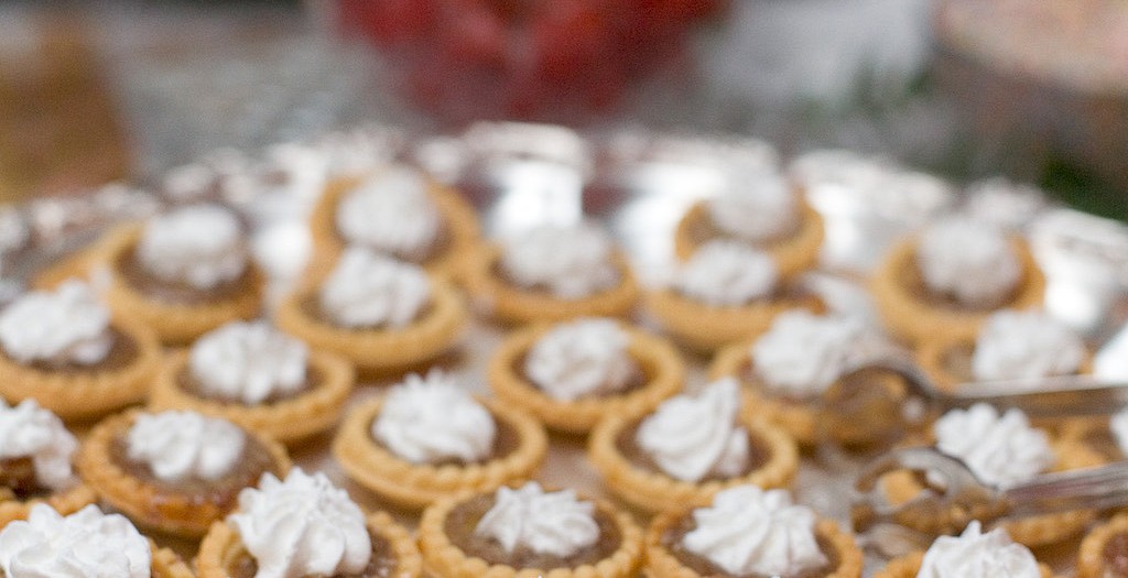 A southern touch - mini pecan pies for dessert