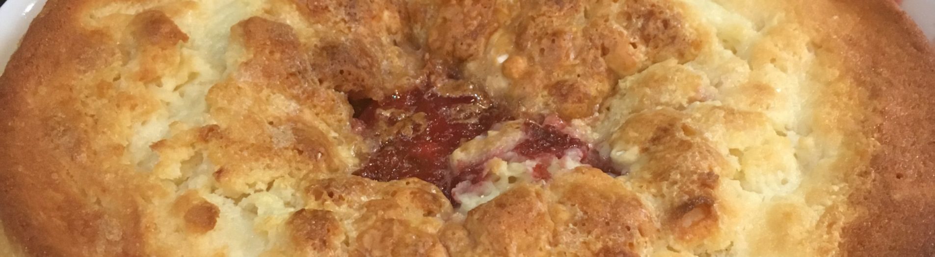 Strawberry Rhubarb Cobbler